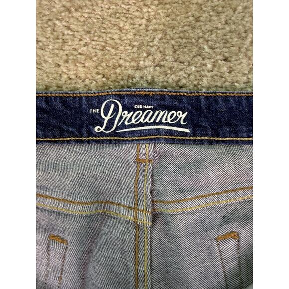 Old Navy The Dreamer Jeans Size 12 Boot Cut Dark Wash Western Y2K 34x30 D306 - Picture 6 of 13